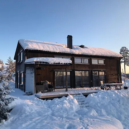 펜션 High Standard In Nature One Hour From Oslo Fantastic Wiews - Family Friendly